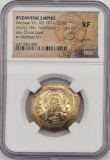 AD 1071-1078 Byzantine Empire Michael VII AV/EL Hist. Nomisma Gold Coin NGC XF