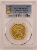 1852 U.S. Assay Office Ten Dollar 