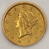 1851 United States $1 Liberty Head Gold Coin