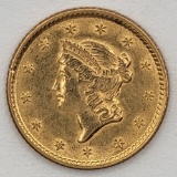 1853 United States $1 Liberty Head Gold Coin