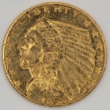 1925-D United States Indian Head Type Quarter Eagle $2.50 Gold Coin