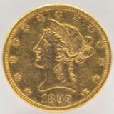 1899-S United States Liberty Head Coronet Type Eagle $10.00 Gold Coin