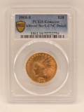 1908-S United States Indian Head Type Eagle $10.00 Gold Coin PCGS Genuine Altered Surface UNC Detail