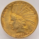 1911 United States Indian Head Type Eagle $10.00 Gold Coin