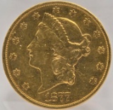 1877-S United States Liberty Head Double Eagle $20.00 Gold Piece