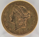 1883-S United States Liberty Head Double Eagle $20.00 Gold Piece