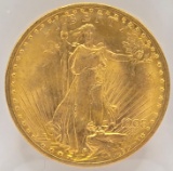 1908 No Motto United States Saint-Gaudens Double Eagle $20.00 Gold Piece