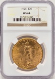1925 United States Saint-Gaudens Double Eagle $20.00 Gold Piece NGC MS 64