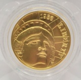 1986-W United States Statue Of Liberty $5 Gold Commemorative Uncirculated Coin
