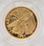 1987-W United States Constitution Bicentennial $5 Gold Commemorative Proof Coin