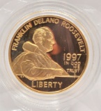 1997-W United States Franklin D. Roosevelt $5 Gold Commemorative Proof Coin