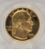 1999-W United States George Washington $5 Gold Commemorative Proof Coin