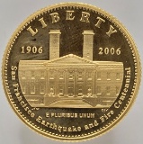 2006-W United States San Francisco Earthquake $5 Gold Commemorative Proof Coin