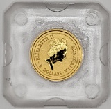 1998 Australian Nugget 1/20th Ounce .9999 Fine Gold 5 Dollar Coin