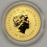 2006 Australian Nugget 1/10th Ounce .9999 Fine Gold 15 Dollar Coin
