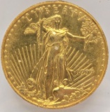 1997 United States $25 American Eagle 1/2 Ounce Fine Gold Coin