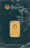 The Perth Mint 10 Gram .9999 Fine Gold Bar In Original Packaging