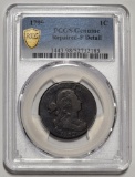 1799 United States Draped Bust Large Cent PCGS Genuine Repaired Fine Detail