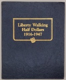 65 Pc. United States Walking Liberty Silver Half Dollar Complete Set