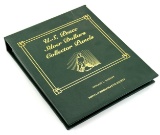 13pc U.S. Peace Silver Dollar & Stamp Collector Panels Album