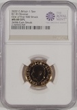 2022 British Gold Memorial Sovereign NGC MS69 DPL (First 500 Struck, King Charles Obverse)