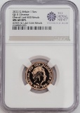 2022 British Gold Memorial Sovereign NGC MS69 DPL (Last 500 Struck, Queen Elizabeth II Obverse)