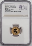 2023 British 10 Pound Britannia Gold Coin NGC MS 69 (First 500 Struck, King Charles III Obverse)