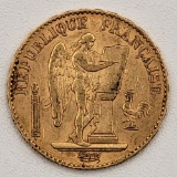 1877A France 20 Francs Gold Coin
