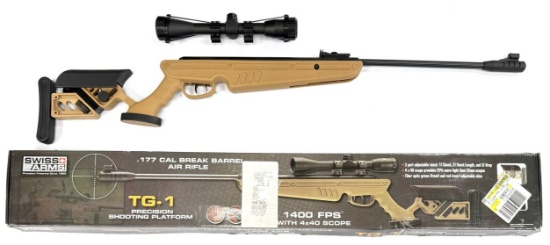 Swiss Arms TG-1 Break Barrel .177 Caliber Air Rifle NIB | Guns ...