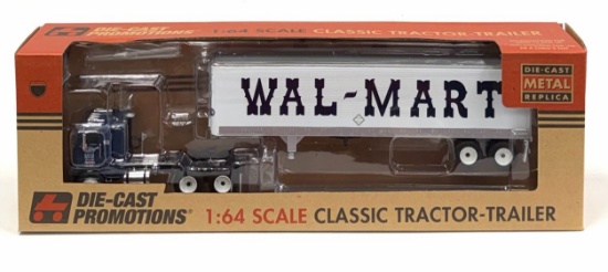 DCP 1:64 North Arkansas Wholesale, Co.  Tractor and Wal-Mart Trailer in Box