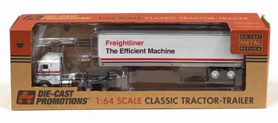 DCP 1:64 Freightliner "The Efficient Machine" Tractor and Trailer in Box