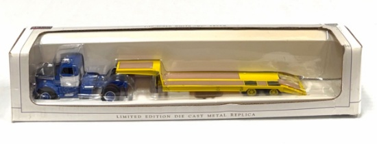 SpecCast 1:50 White WC Semi with John Deere Lowboy Trailer, Stock # 38001