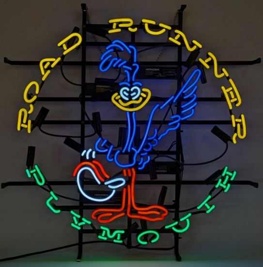 Plymouth Road Runner 5-Color Neon Sign 24in x 24in