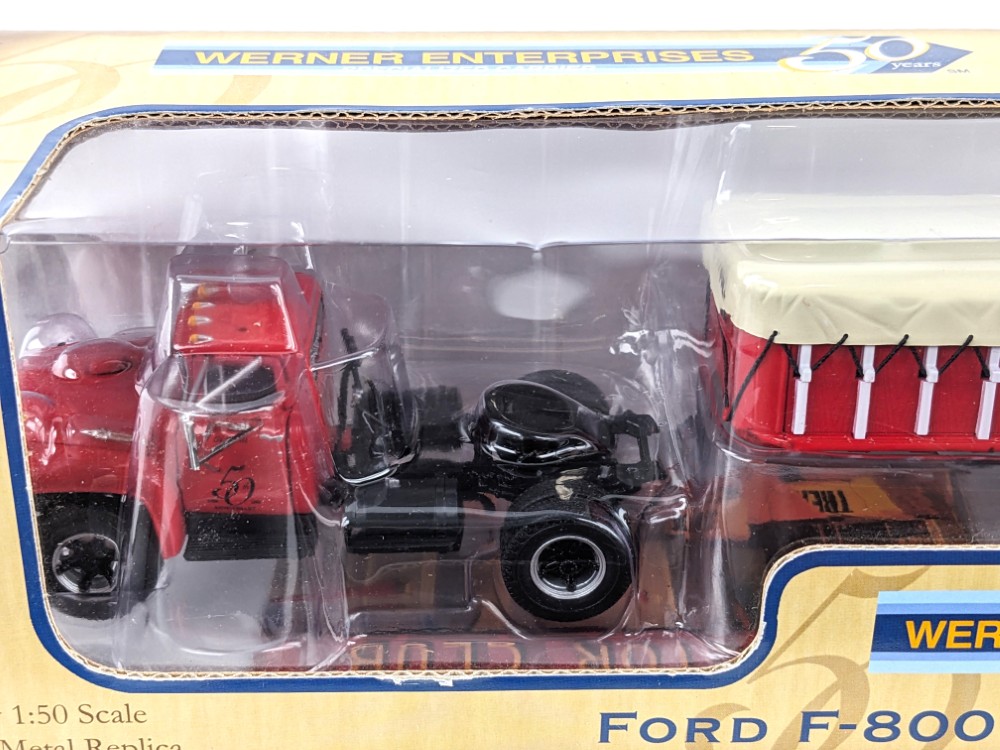1/50 First Gear Ford F-800 Tractor and Trailer 50 | Proxibid
