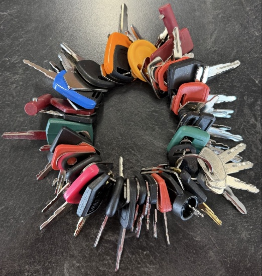 55 pcs Heavy Equipment Key Set