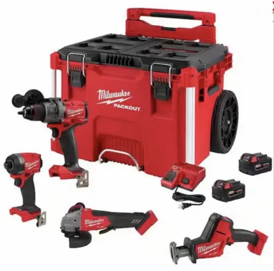 Milwaukee M18 FUEL 4 Tool & Packout Combo Kit