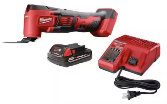 Milwaukee M18 18V Lithium-Ion Cordless Oscillating Multi-Tool Kit