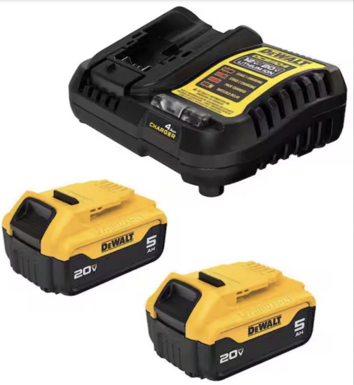 DEWALT 20V MAX Lithium-Ion Battery Starter Kit