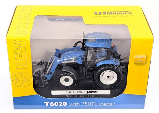 1/32 Universal Hobbies New Holland T6020 Tractor with Loader