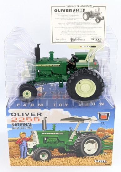 1/16 Ertl Oliver 2255 Tractor with Canopy Toy Farmer Edition