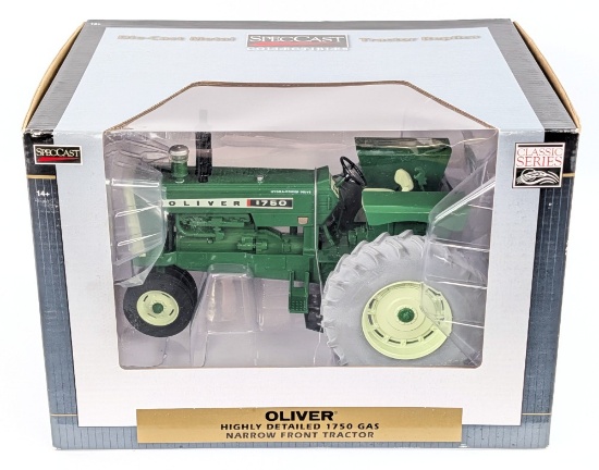 1/16 SpecCast Oliver 1750 Gas Narrow Front Tractor