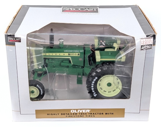 1/16 SpecCast Oliver 1855 Tractor with Firestone Tires