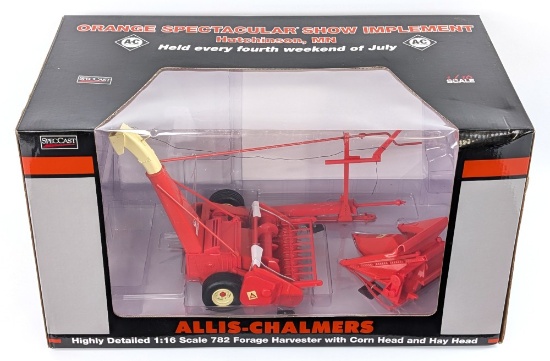 1/16 SpecCast Allis-Chalmers 782 Forage Harvester w/ Corn and Hay Head