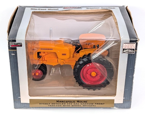 1/16 SpecCast Minneapolis-Moline 445 Gas Narrow Front Tractor