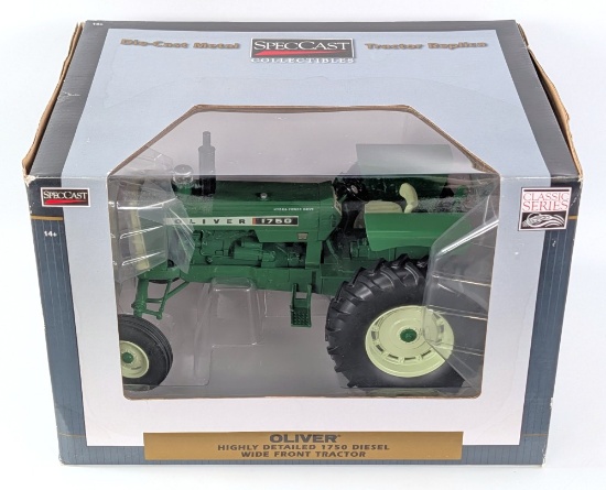 1/16 SpecCast Oliver 1750 Diesel Wide Front Tractor