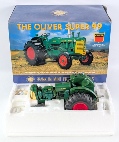 1/12 Franklin Mint Oliver Super 99 Diesel Tractor