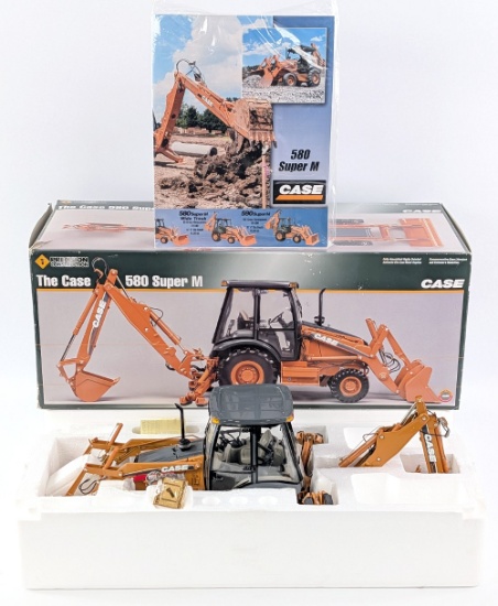 1/16 Ertl Case 580 Super M Backhoe Precision Construction Series #1
