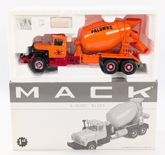 1/34 First Gear R-Model Mack Cement Mixer Truck