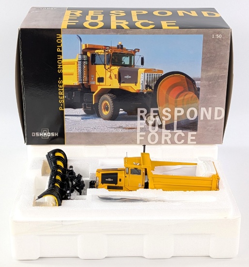 1/50 Scale TWH Oshkosh P-Series Snow Plow Truck