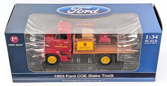 1/34 First Gear 1953 Ford New Holland COE Stake Truck